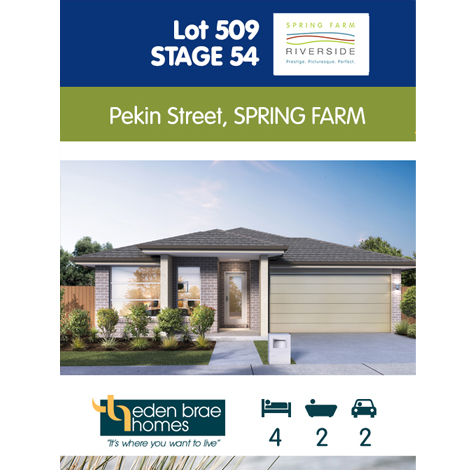 Lot 509 - Eden Brae House and Land Package